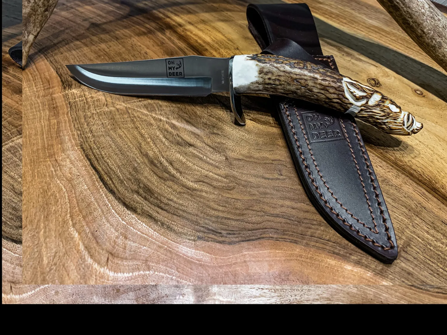 Oh My Deer Jagdmesser MV-Stahl jagtkniv mv-stål
