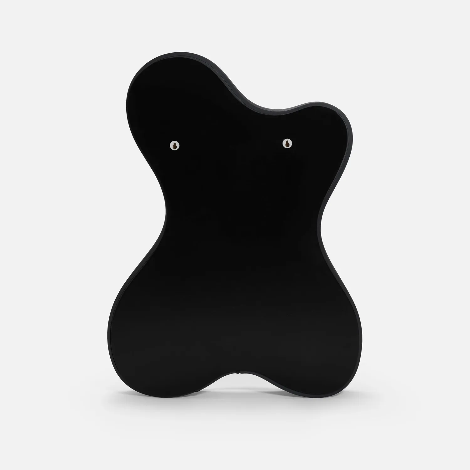 HYFER Pebble spejl Small Black organisk