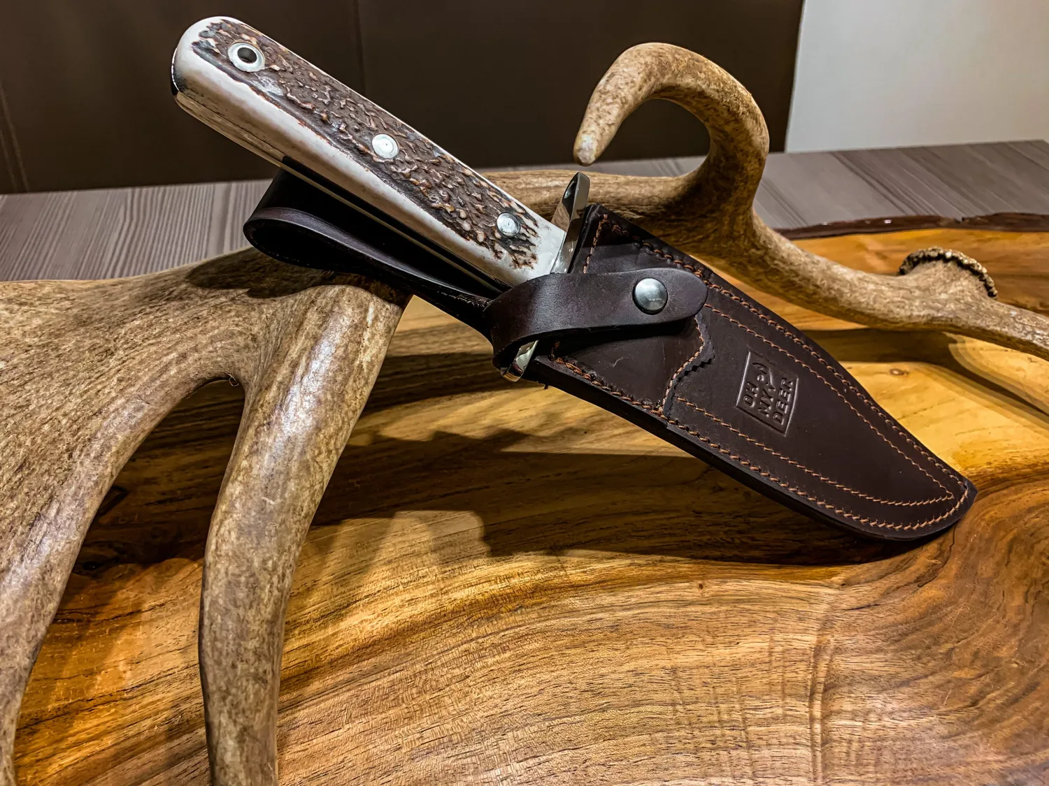 Oh My Deer Bowiemesser kniv Sandvik stål