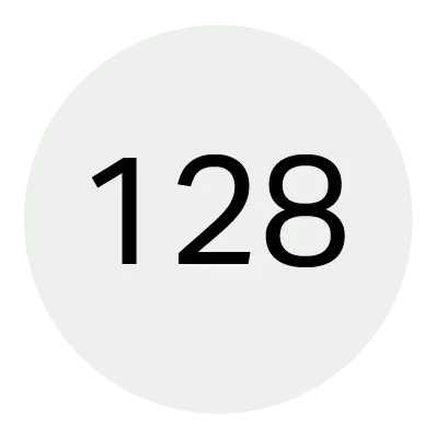 Bønnebord CIRCLE Ø128 spisebord rundt laminat