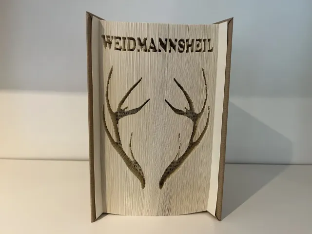 Oh My Deer Geweih bogfoldekunst gevirmotiv