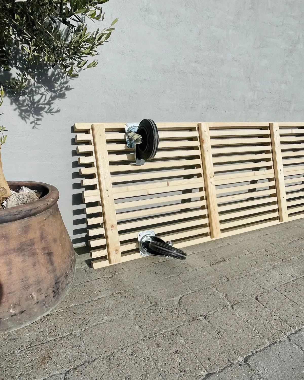 Kabeltromlen Daybed på Hjul Nye Traller 160 cm Gran