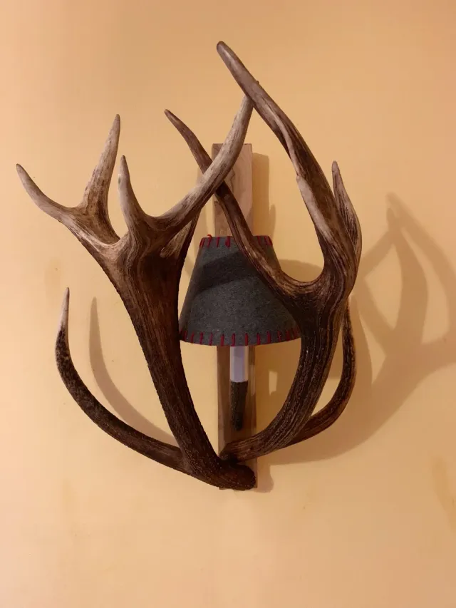 Oh My Deer Geweih Wandlampe væglampe gevir natur