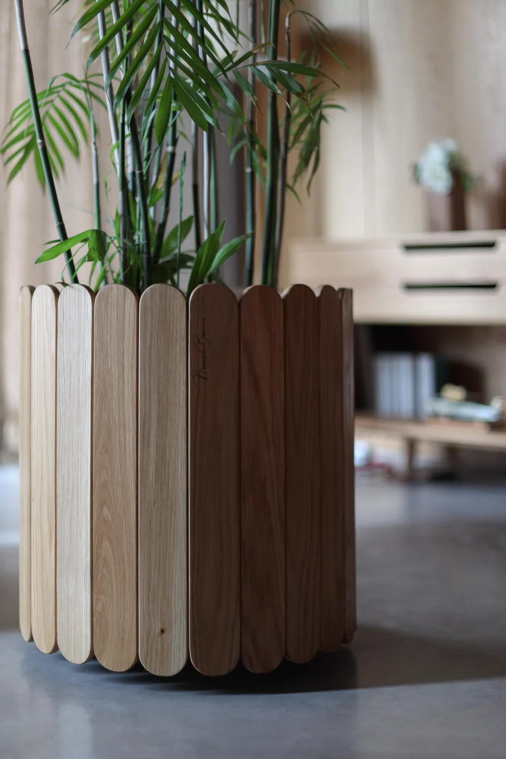 Habitables Planter 01 plantekasse eg 40 cm på hjul