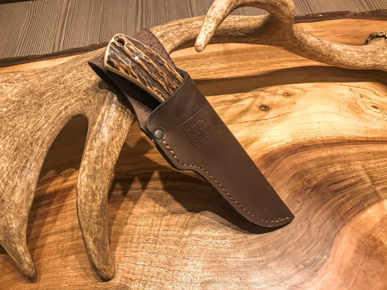 Oh My Deer Trachtenmesser kniv damaststål