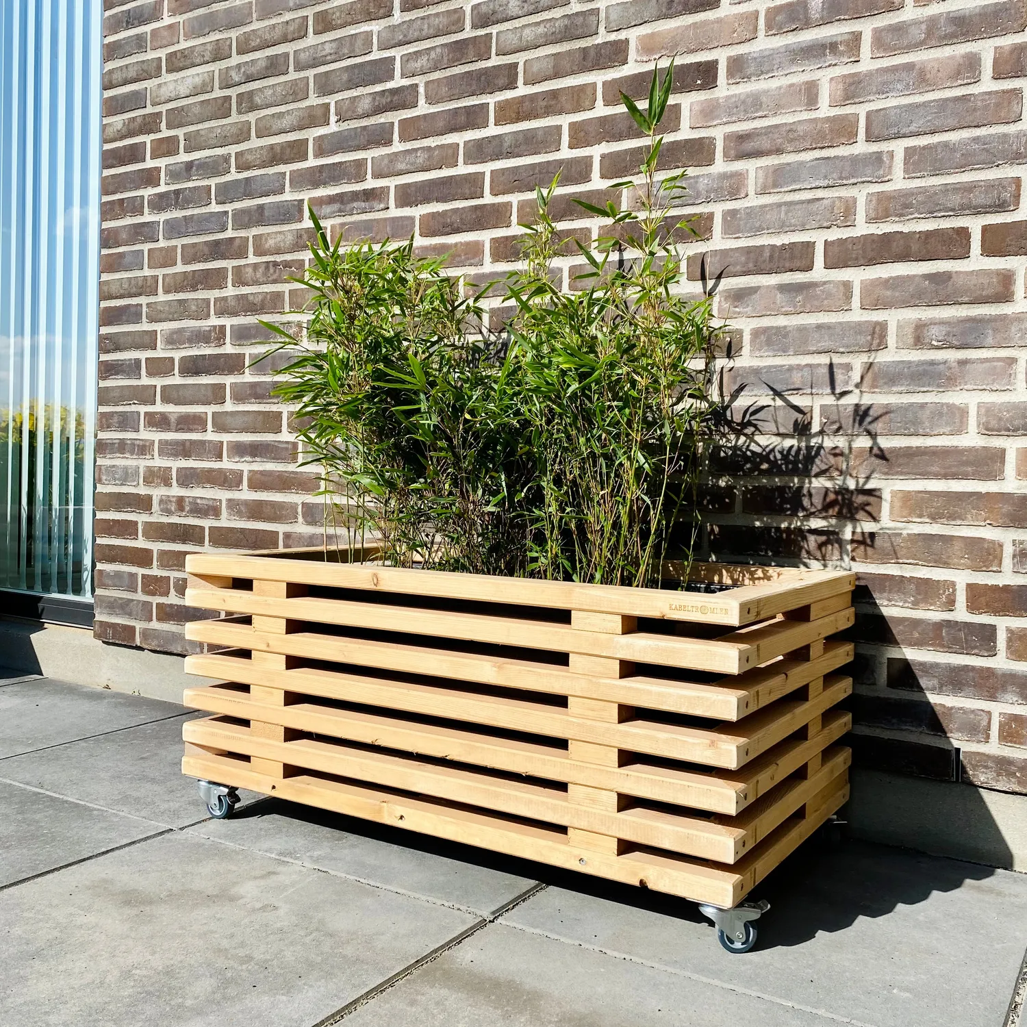 Kabeltromlen Plantekasse plantekasse brugte traller 95 cm hjul