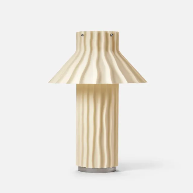 HYFER OBJECTS Kakta Large bordlampe vanilla stor