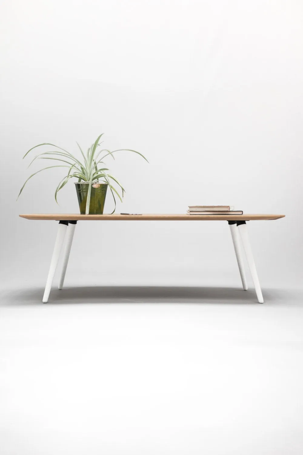 Habitables Midcentury sofabord eg 120x60 koniske ben
