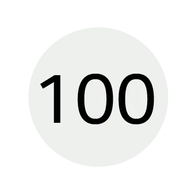 Bønnebord Circle Ø100 rundt sofabord eg