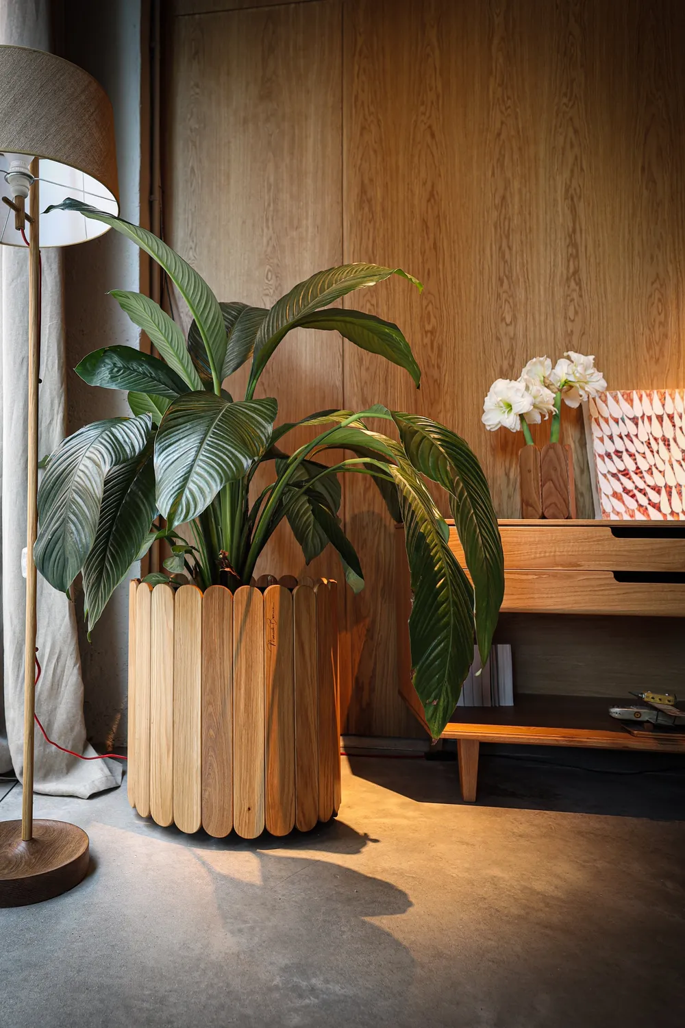 Habitables Planter 01 plantekasse eg 40 cm på hjul