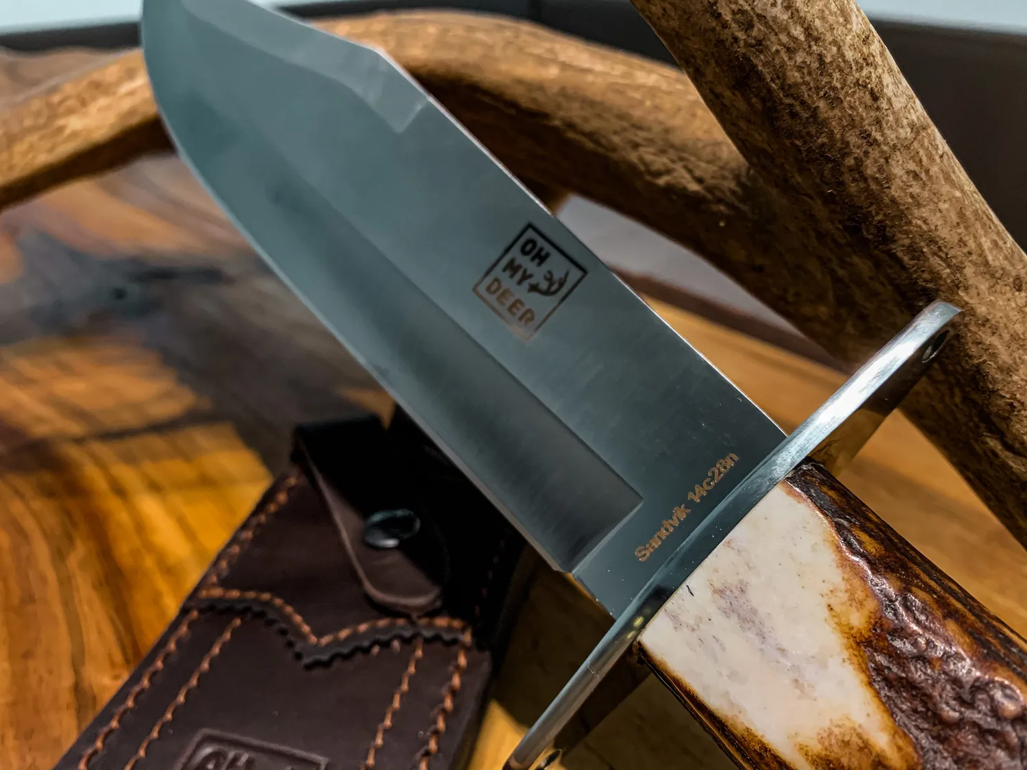 Oh My Deer Outdoormesser udendørskniv horn