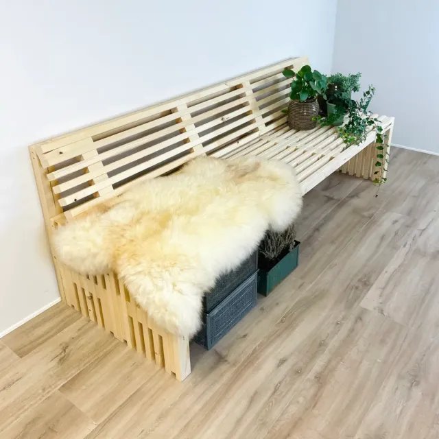 Kabeltromlen Nye Traller daybed med ryglnu00e6n 215 cm gran