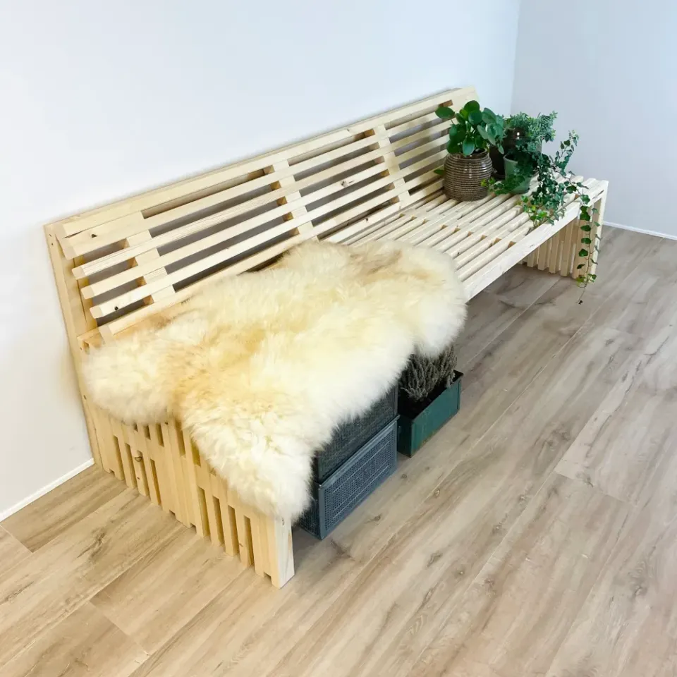 Kabeltromlen Nye Traller daybed med ryglnu00e6n 215 cm gran