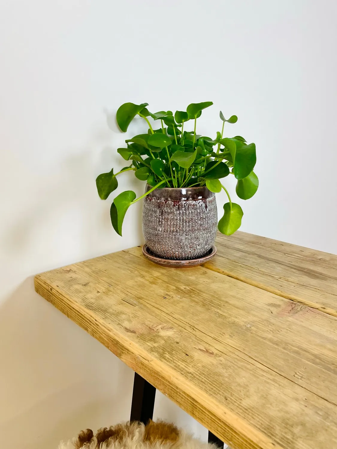 Kabeltromlen Barbord barbrod genbrugsplanker 110 cm lakeret