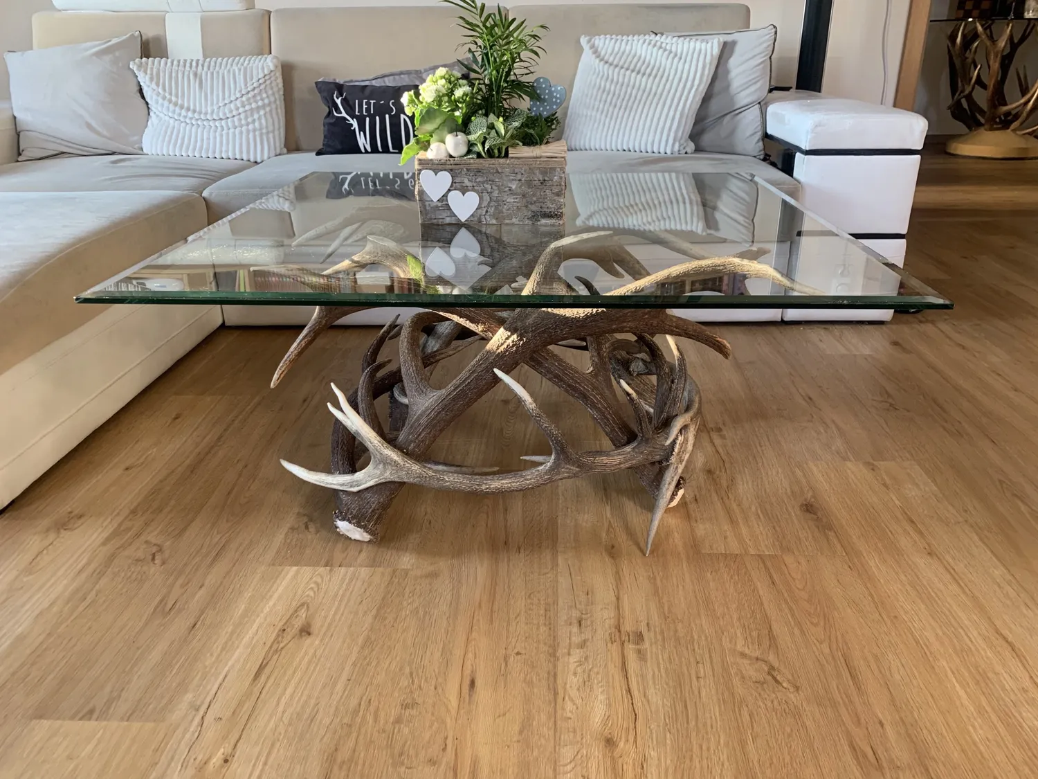 Oh My Deer Landhaus Couchtisch sofabord massivt træ