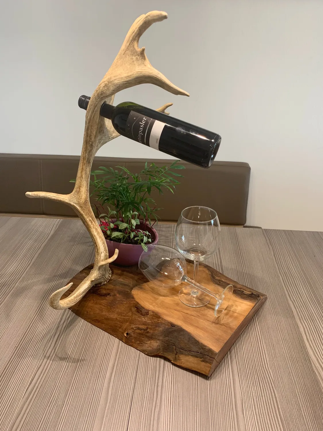 Oh My Deer Weinflaschenhalter vinholder i træ massiv