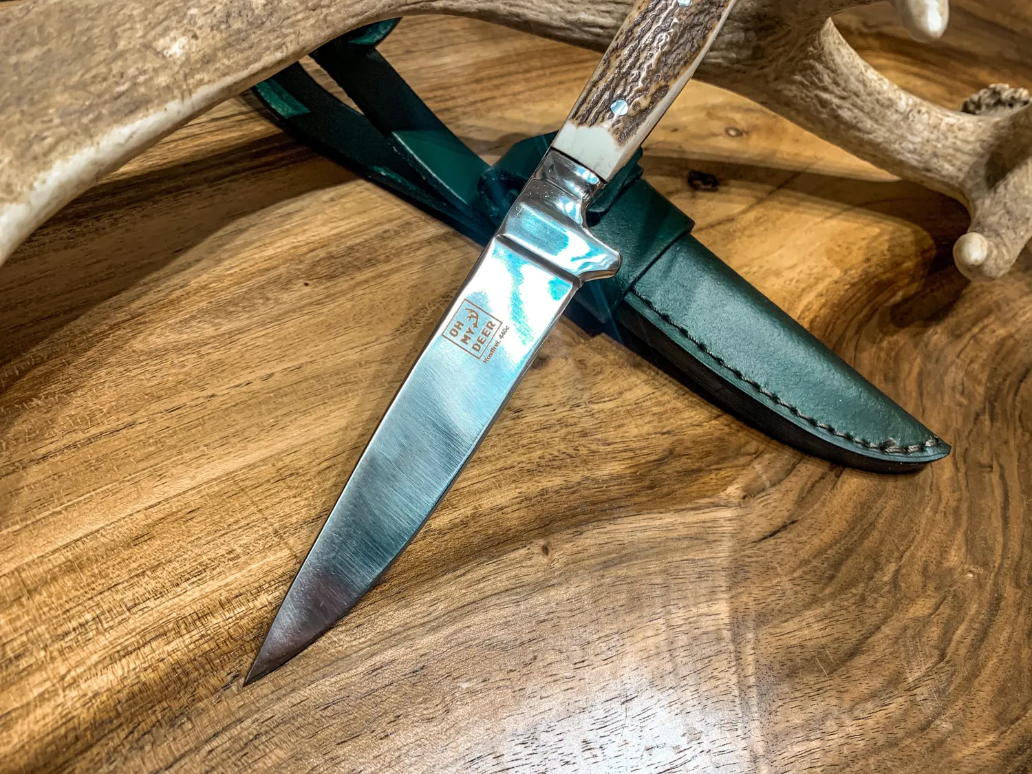 Oh My Deer Hirschhorn Nicker kniv hjortehorn