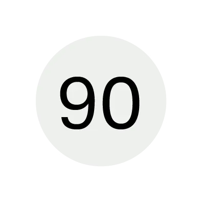 Bønnebord Circle Ø90 bord rundt 90 cm