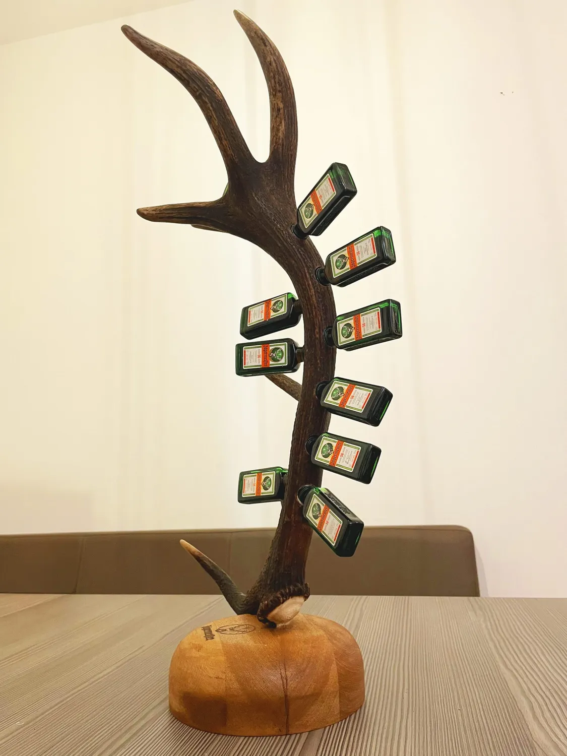 Oh My Deer Shot flaskeholder træ til bar
