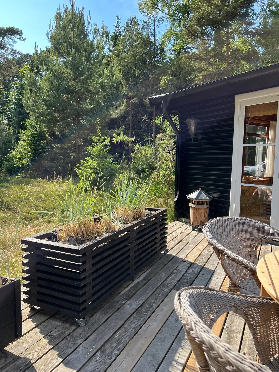 Kabeltromlen Plantekasse af Traller 95 cm sort