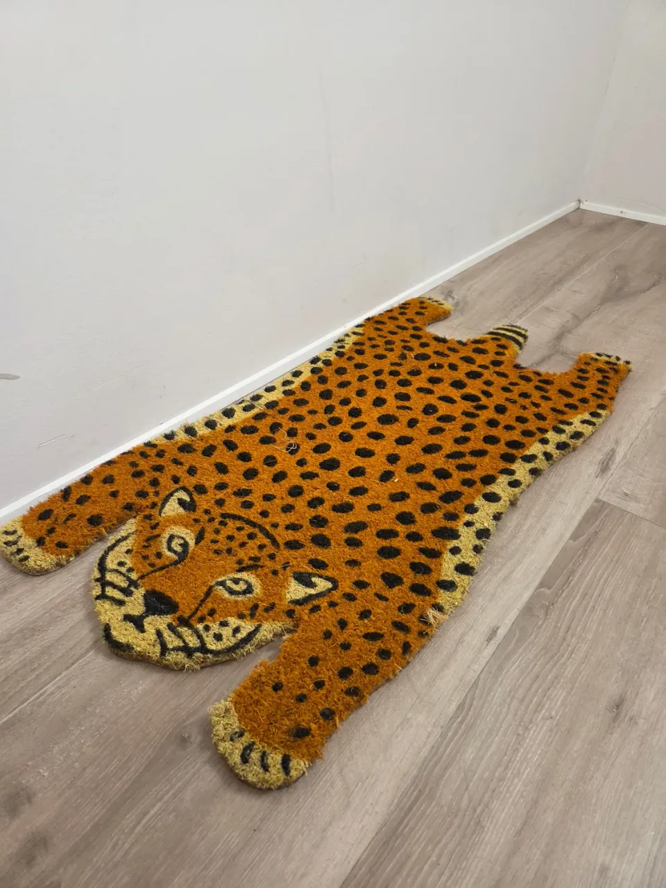Kabeltromlen Dørmåtte Leopard 38x75 cm dørmåtte