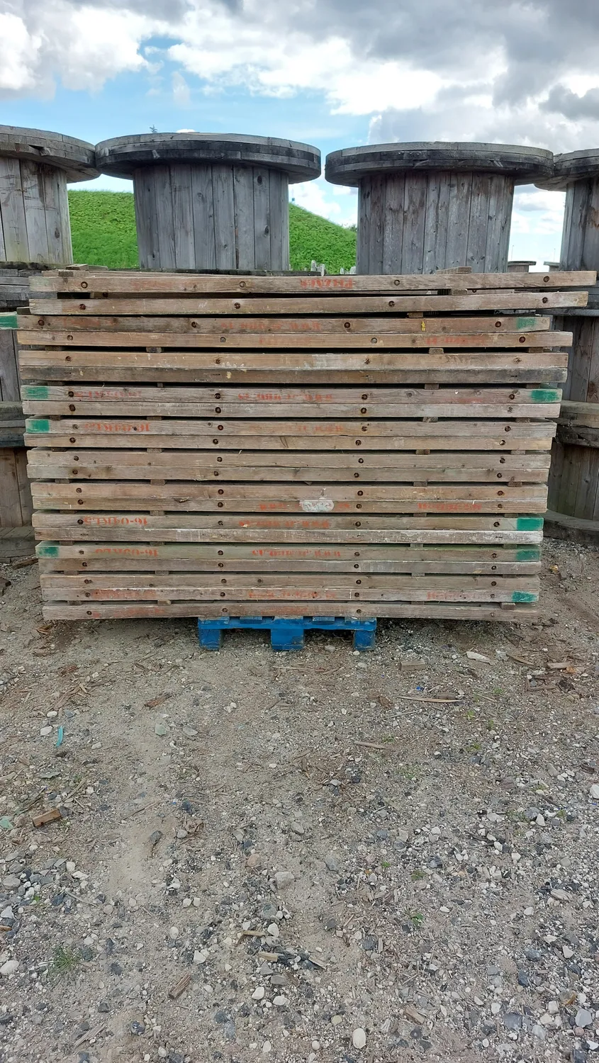 Kabeltromlen Rå tralle ubehandlet 220 cm afhentning