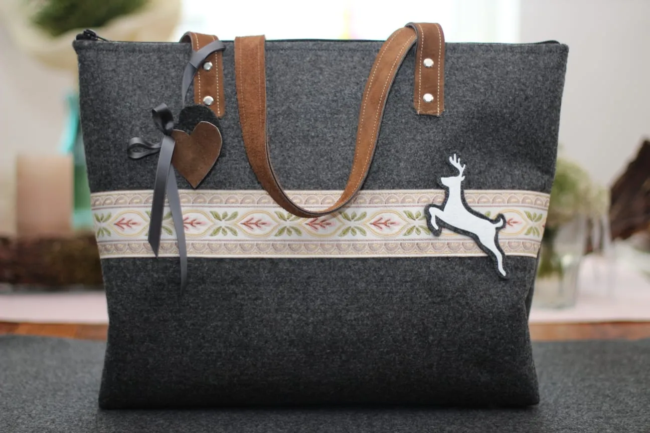 Oh My Deer Filz filttaske til tracht