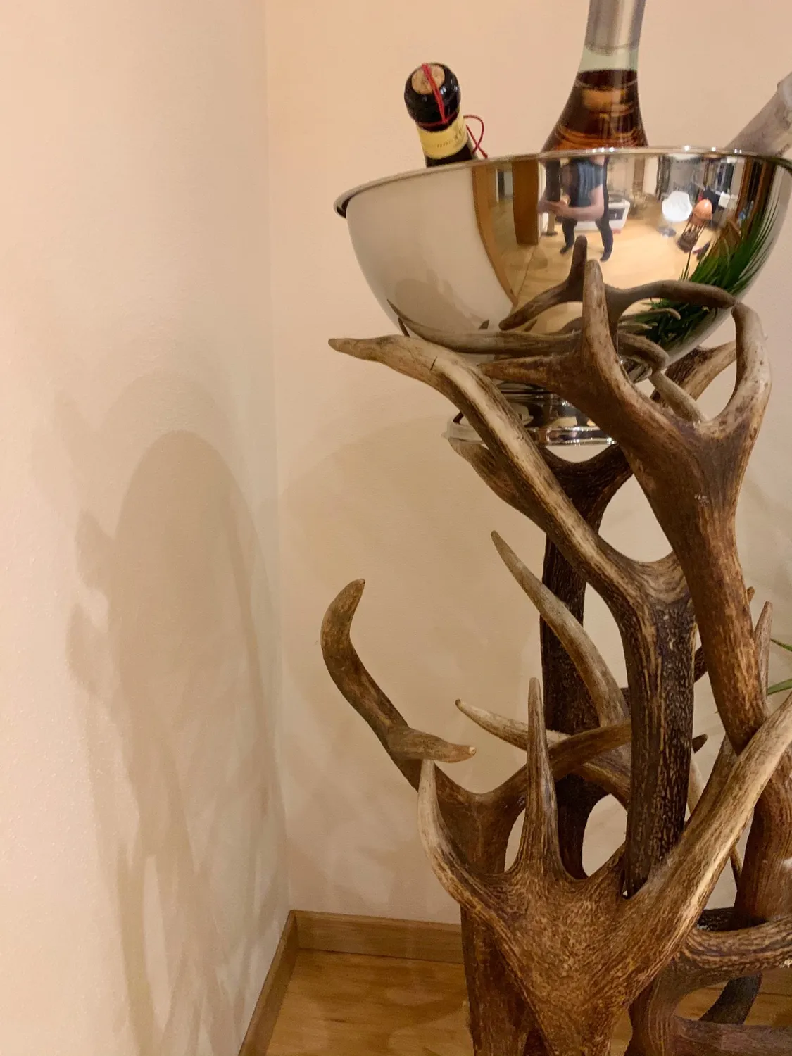Oh My Deer Exklusiv champagnekøler i træ massiv