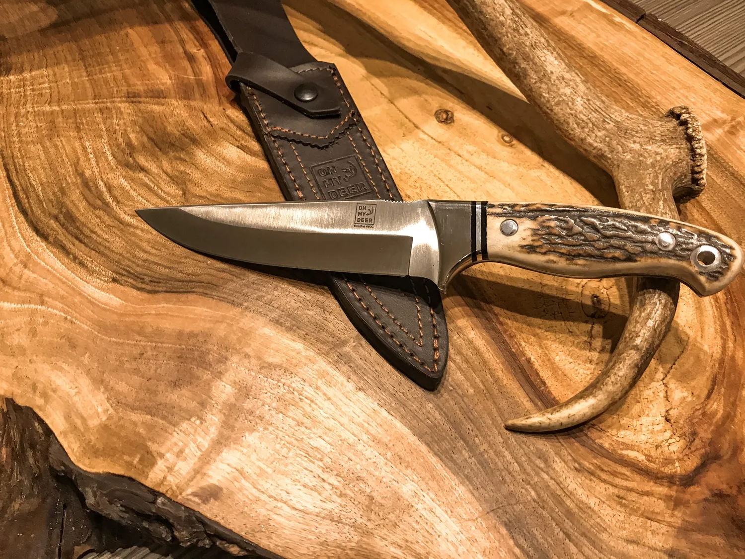 Oh My Deer Bongo kniv jagtkniv fast klinge