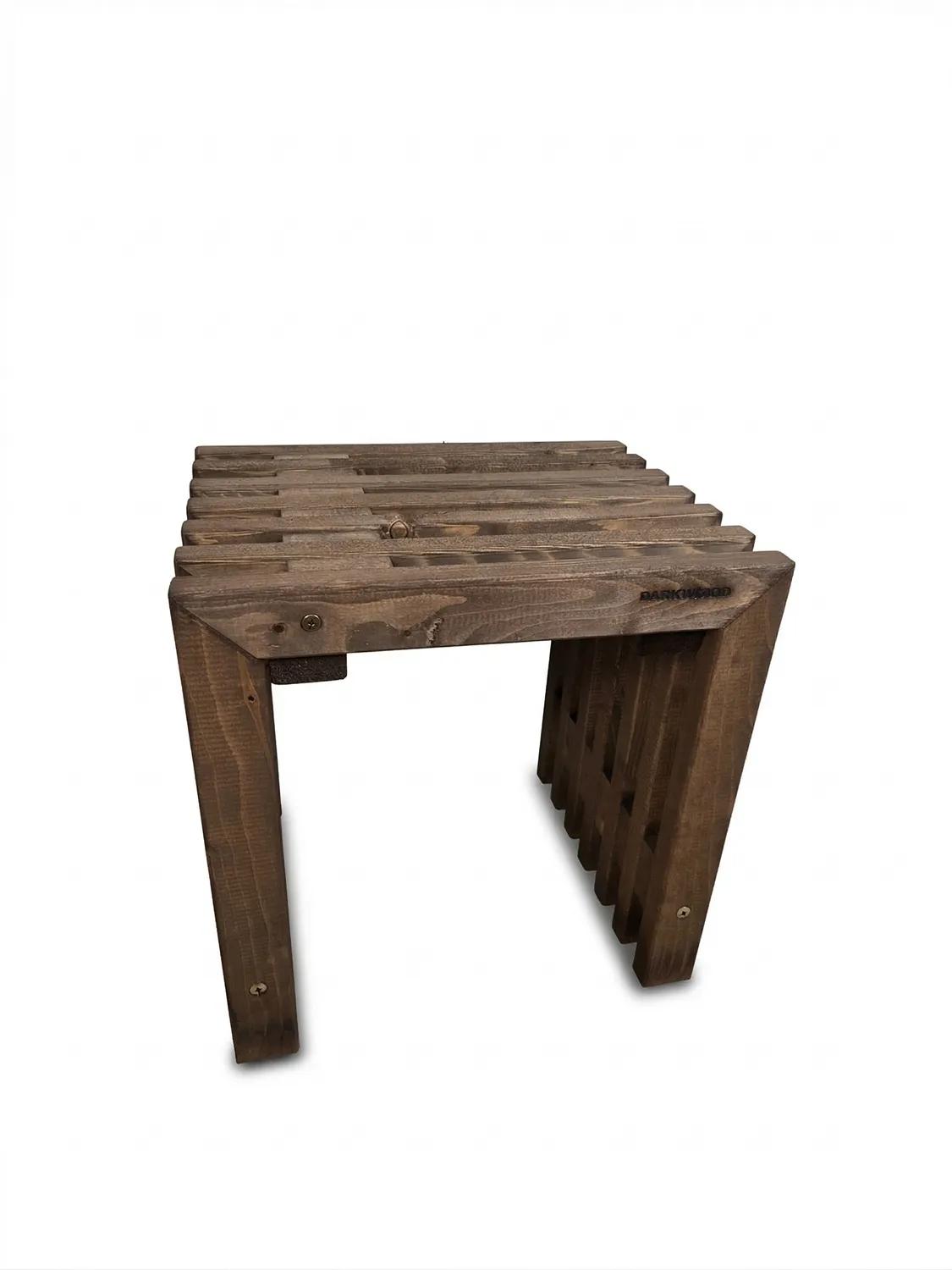 Kabeltromlen Skammel 47 cm skammel brunbejdset gran
