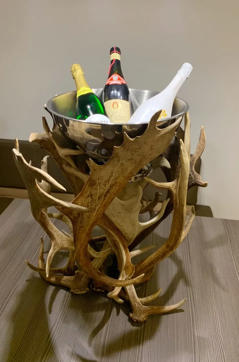 Oh My Deer Stor champagnekøler i hornlook