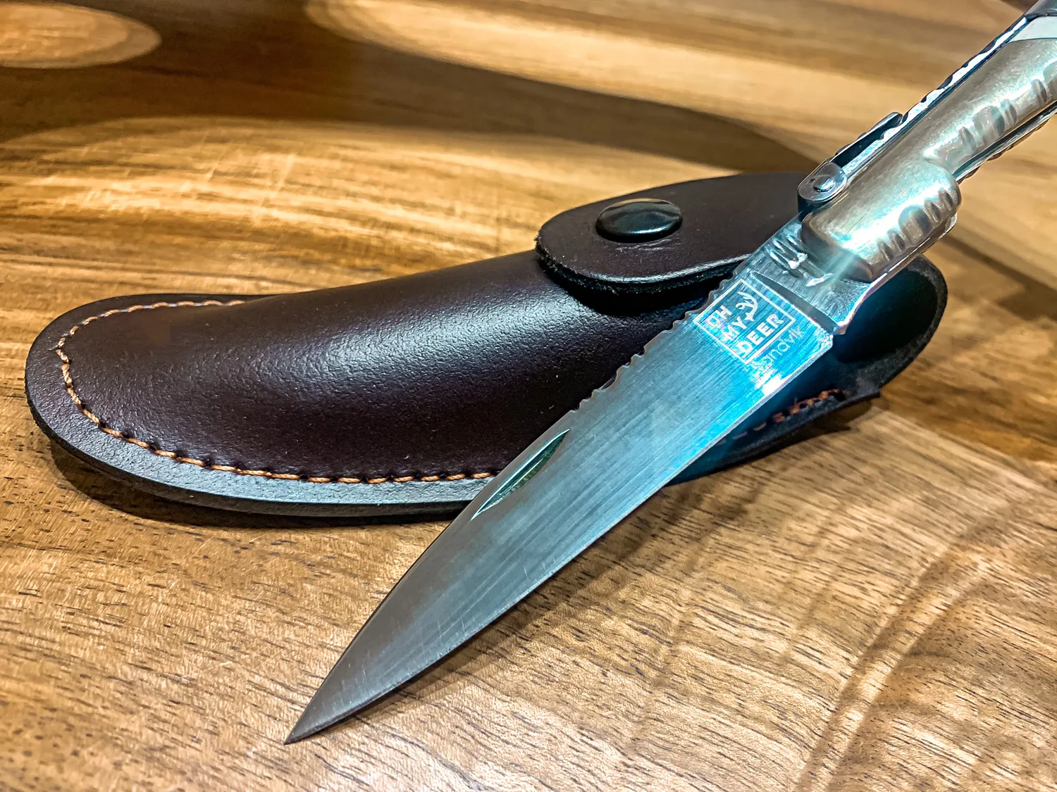 Oh My Deer Hirschhorn foldekniv hjortehorn