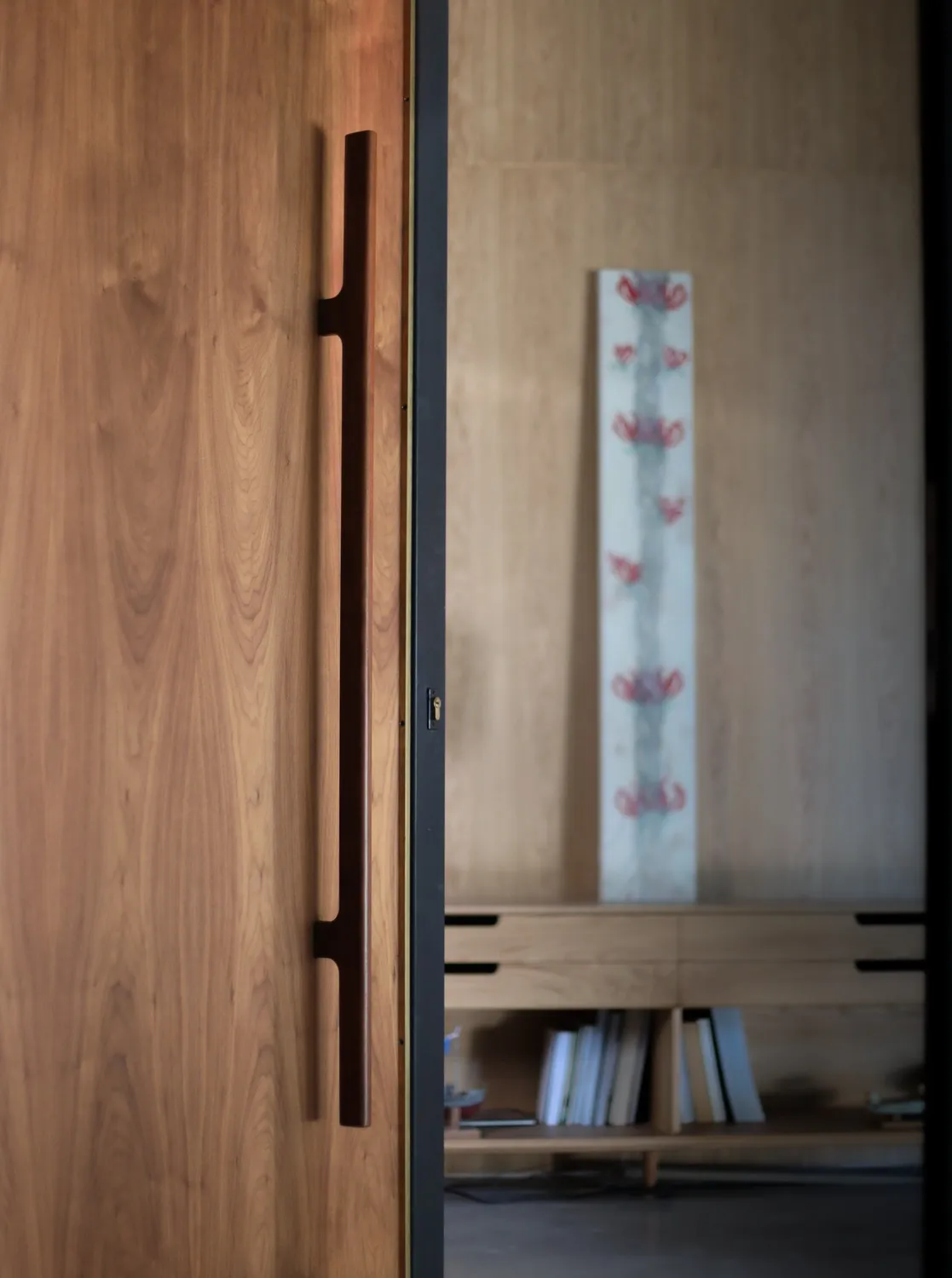 Habitables ZEN dørhåndtag træ 60 cm eg enkelt