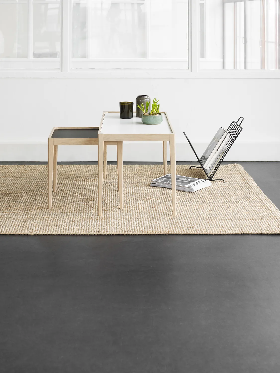 Haslev Facet bord massivt træ
