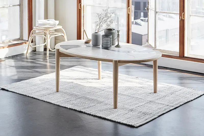 Haslev Kakkelbord flisebord massivt træ