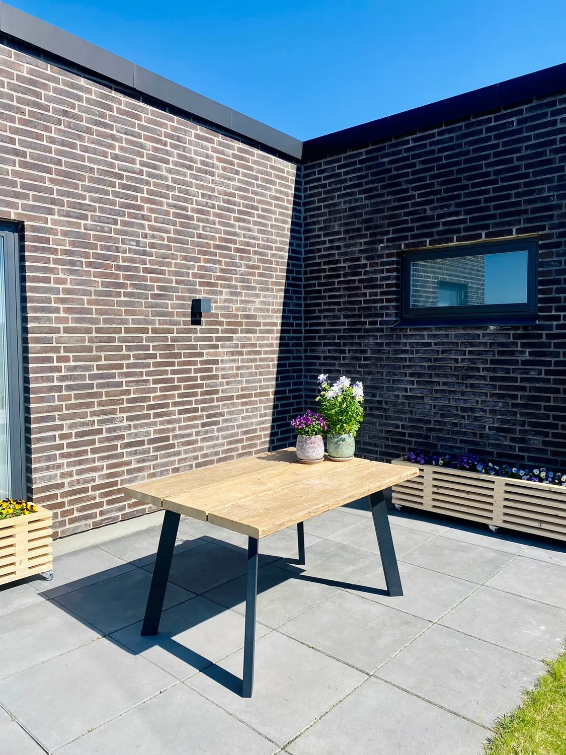 Kabeltromlen Haveborde Genbrugsplanker havebord 140 cm genbrugstræ