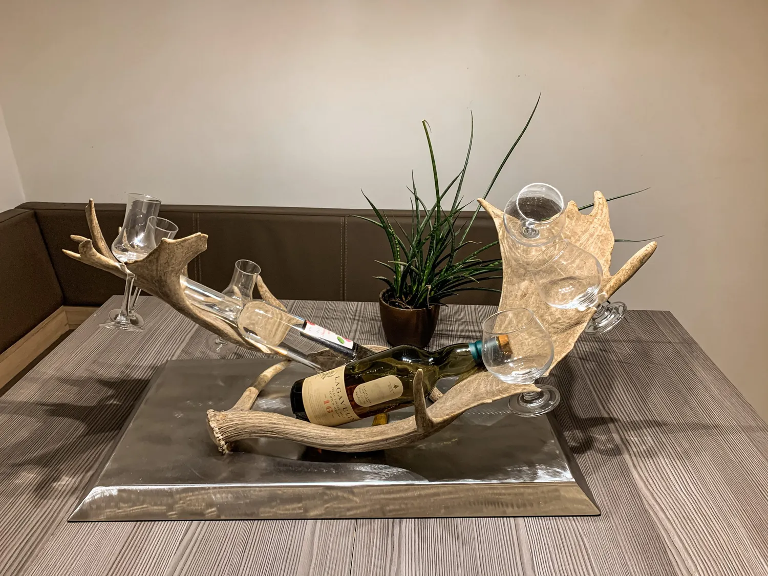 Oh My Deer whiskypræsentation stål flot