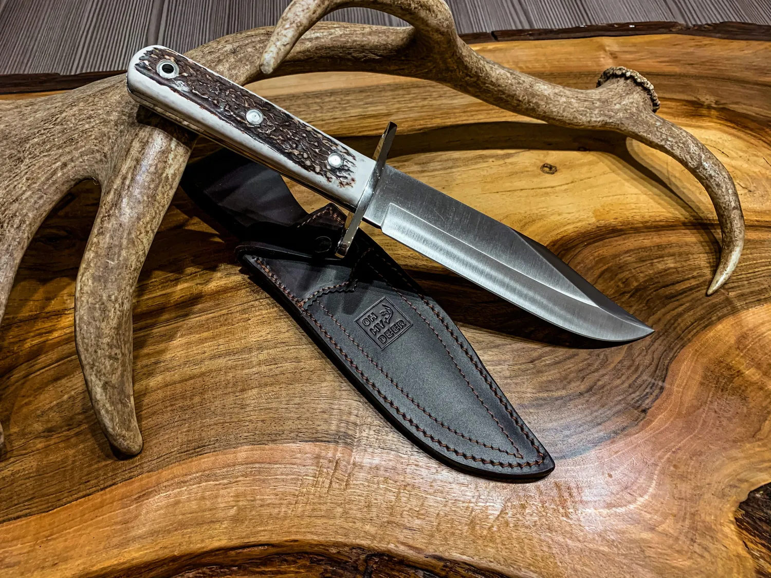 Oh My Deer Bowiemesser kniv Sandvik stål