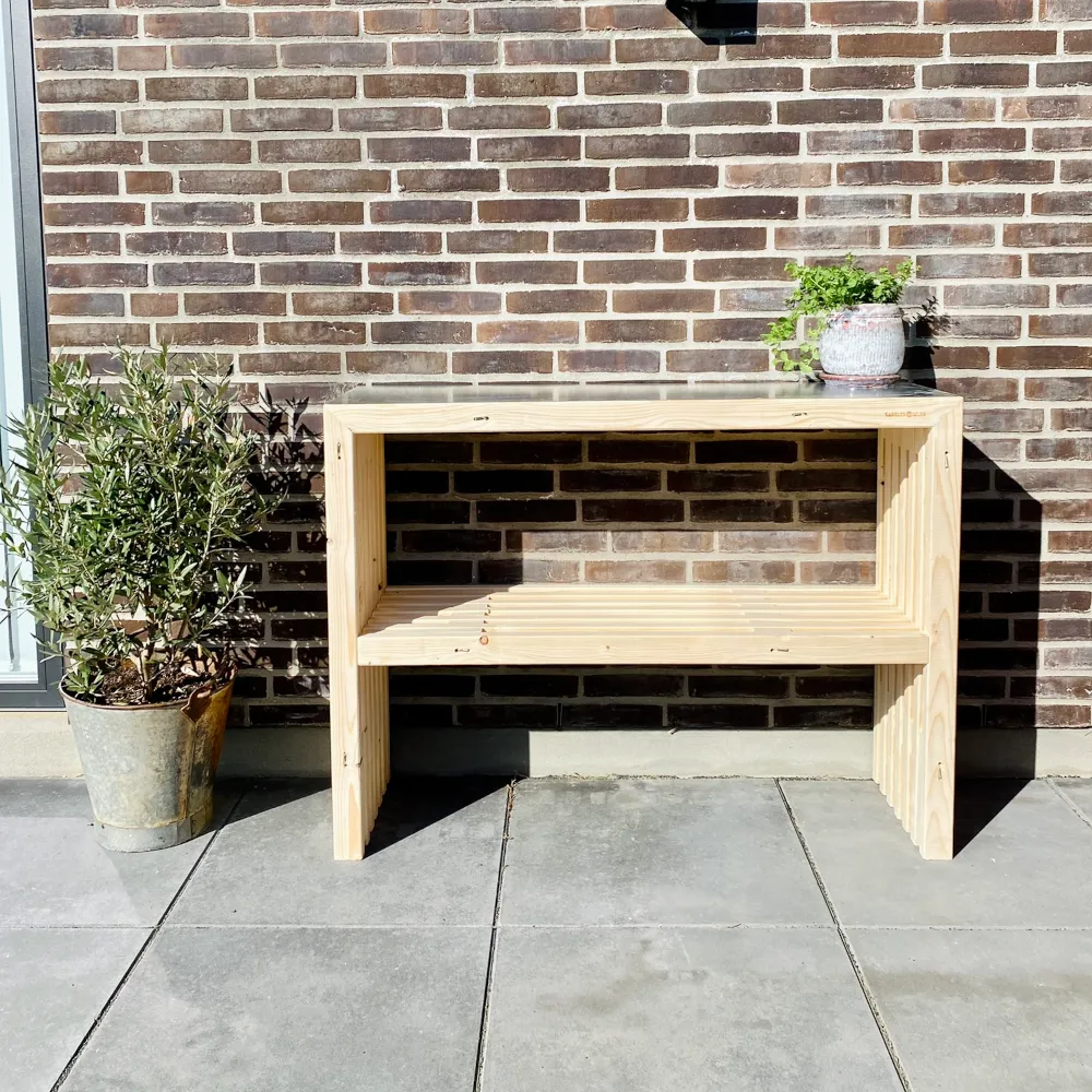 Kabeltromlen Traller Plantebord Nye Traller 120 cm Fyrretræ