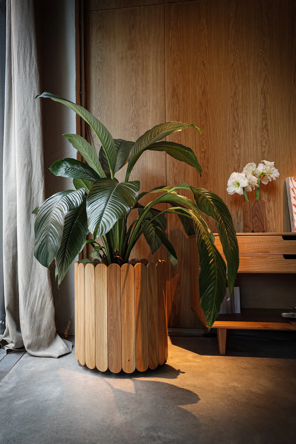 Habitables Planter 01 plantekasse eg 40 cm på hjul