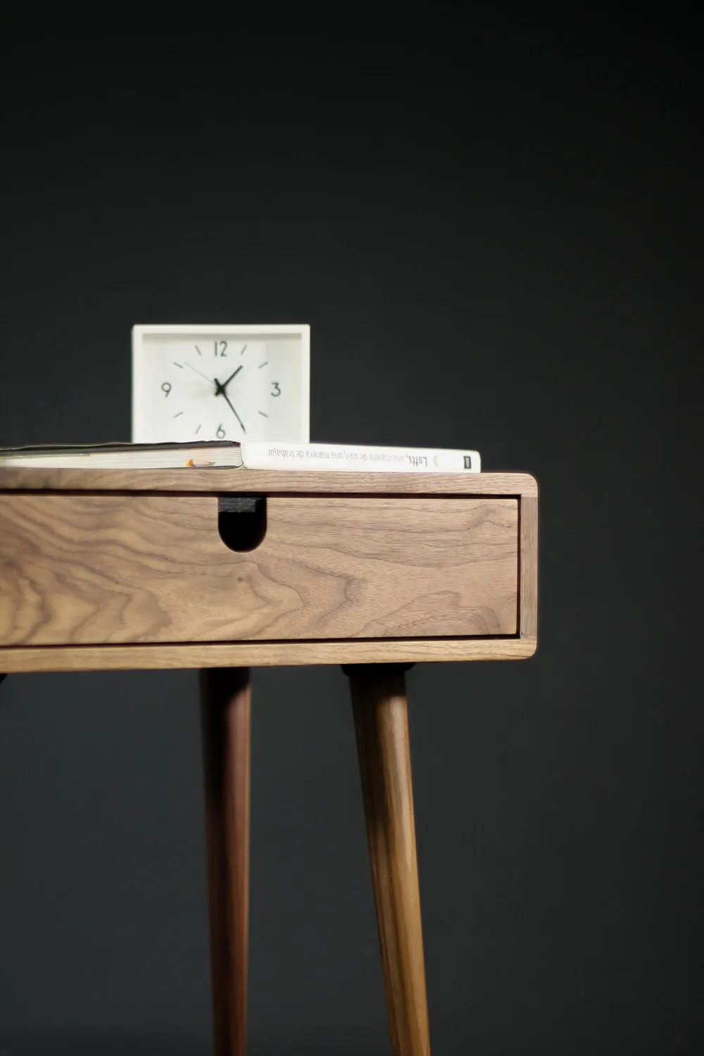 Habitables Mid-Century sengebord 1 skuffe eg 46,5 cm
