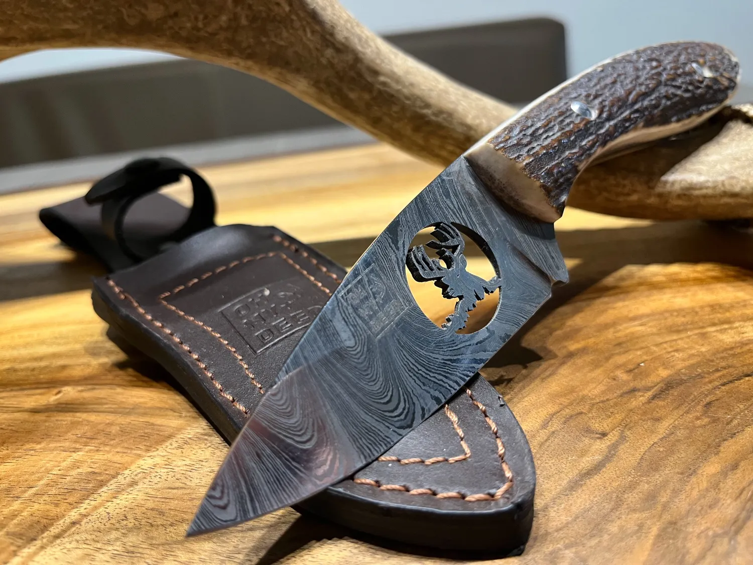Oh My Deer Hirschmotiv jagtkniv med hjortemotiv